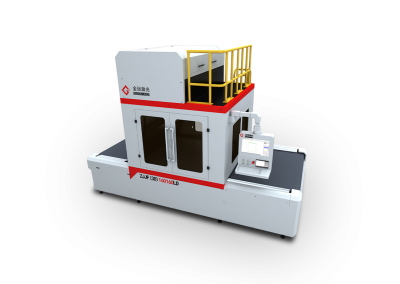 Galvanometric laser cutting machine for coil material
