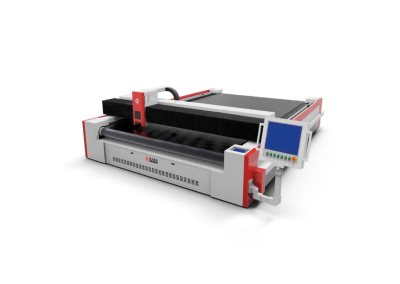 High speed laser cutting machine with rack and pinion transmission